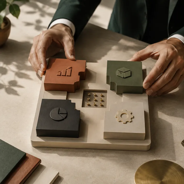Modular components forming a connected ERP platform